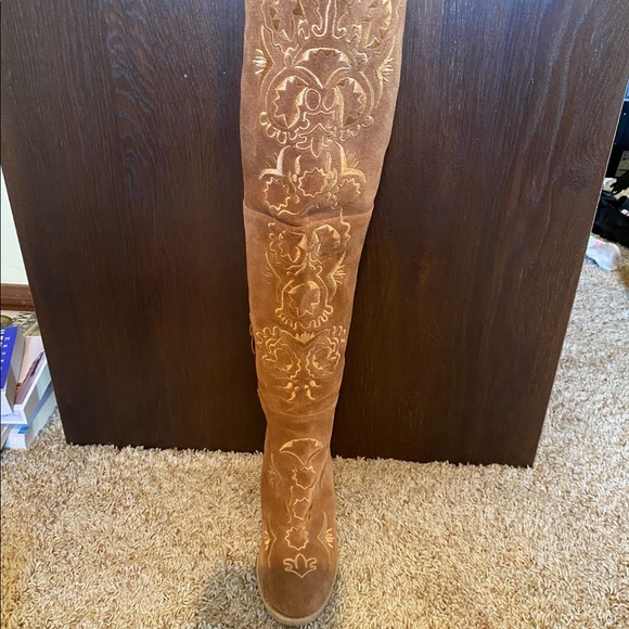 Sbicca acapella tan over the knee boots - Picture 6 of 7